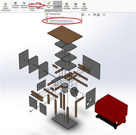 Edit Exploded-View SolidWorks 的图像结果