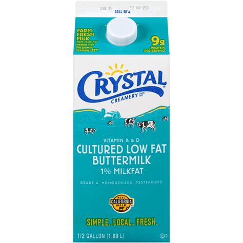 Crystal Creamery Cultured Low Fat Buttermilk (1.89 L) Delivery or ...