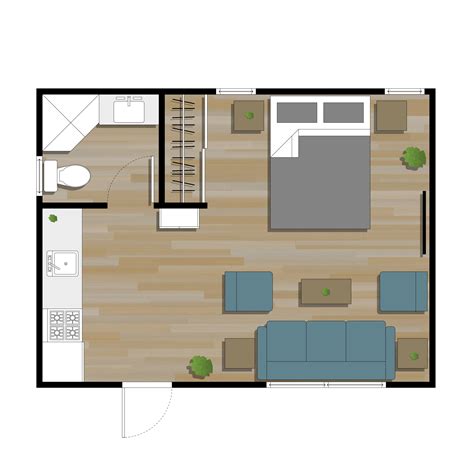 Casita Model 15X20 Plans in PDF or CAD - Casita Floor Plans