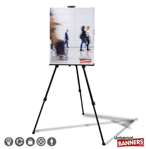 Display Easel Stand for Printed Event Signs: A1 A2 A3