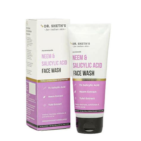 Buy Dr. Sheth's Neem & Salicylic Acid Face Wash Online at Best Price.