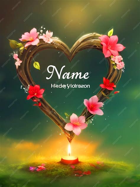 Premium Photo | Love name hd wallpaper picture