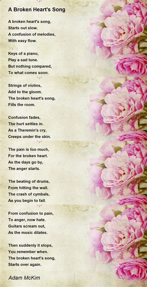 My Heart Is Broken Poem