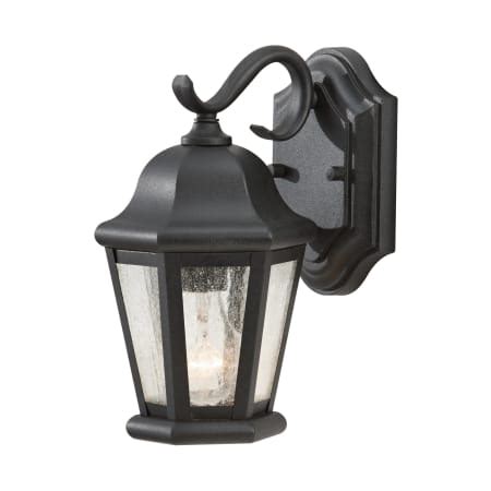 Generation Lighting OL5900BK Martinsville 11" Tall Outdoor Wall Sconce ...