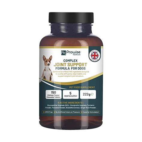 Buy Dog Joint Support Complex Formula Expertly Formulated I 150 Chicken ...