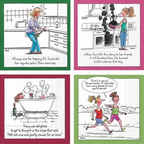 Amazon.com | Funny Cocktail Napkin - 40 Count Box Set Humorous Cocktail ...