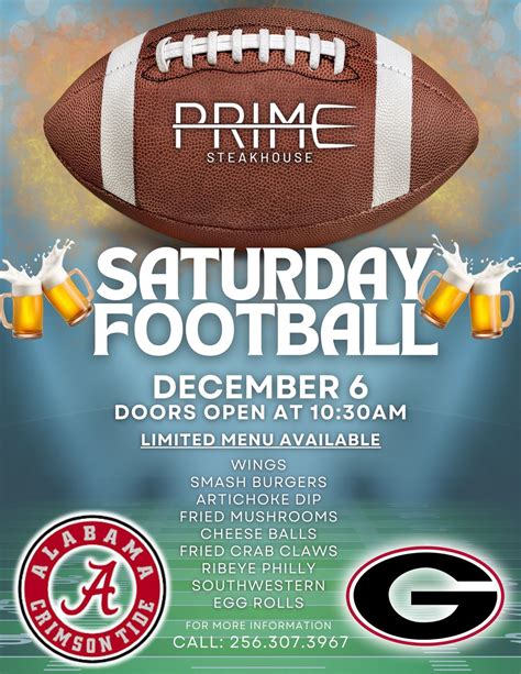 SEC Championship Party 🥳🏈🍺, Prime Steakhouse & Catering, Dadeville, 6 ...