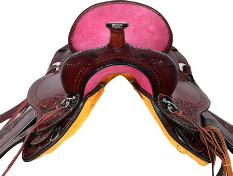 Buy Royal Saddle Western Pleasure Trail Barrel Racer Show Horse Saddle ...