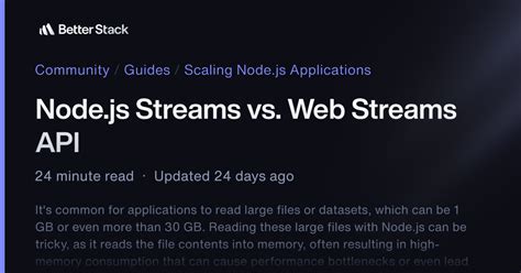 JavaScript Streams API 的图像结果