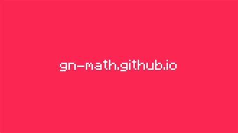 Gn-math | Unblocked Games - Discord Servers