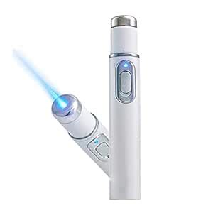 HSSR Blue Light Laser Pen Scar Acne Removal Therapy Portable Acne Laser ...