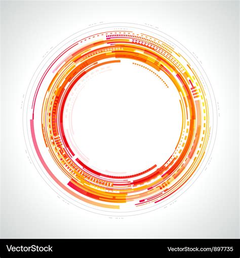 Abstract Technology Vector Circle 的图像结果