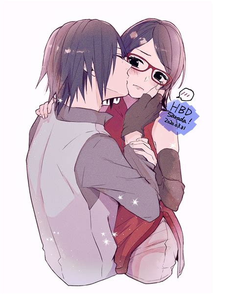 uchiha sasuke and uchiha sarada (naruto and 1 more) drawn by suzu_(tg ...