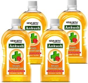 KEYA SETH AROMATHERAPY Ankush Antiseptic Disinfectant Liquid First Aid ...