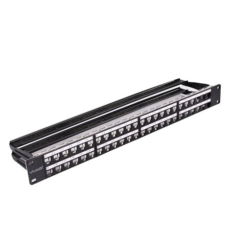 VIVOCH 2U 48 Ports Blank Patch Panel Unload Modular Patch India | Ubuy