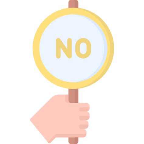 No - Free signaling icons