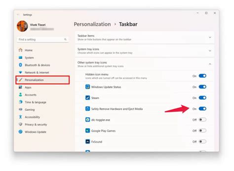 How to Show All Icons in Taskbar Notification Area on Windows 11 - MashTips