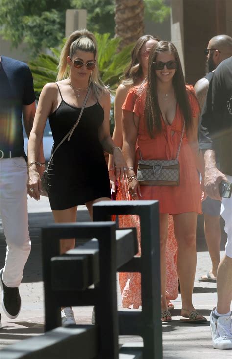 ALEXIS BELLION Arrives in Palm Springs with Boyfriend John Janssen and ...