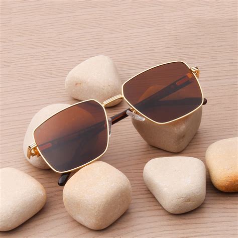 SUN-CLEO 2.0 | SQUARE FULL RIM SUNGLASSES IN METAL (IN 3 COLOURS) – Ted ...
