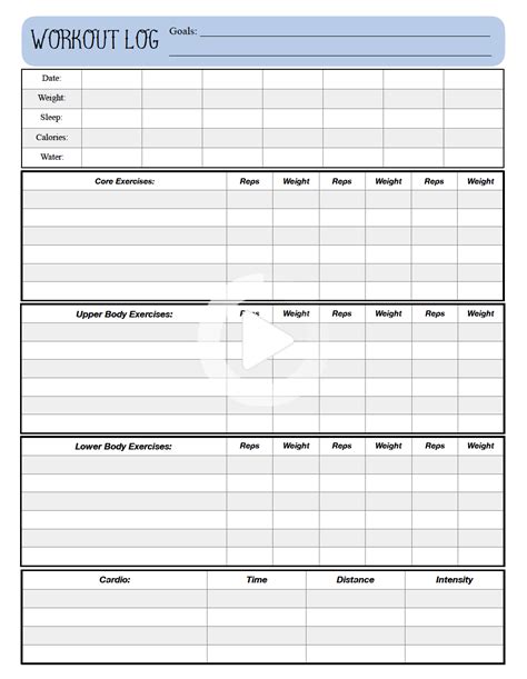gym workout log app