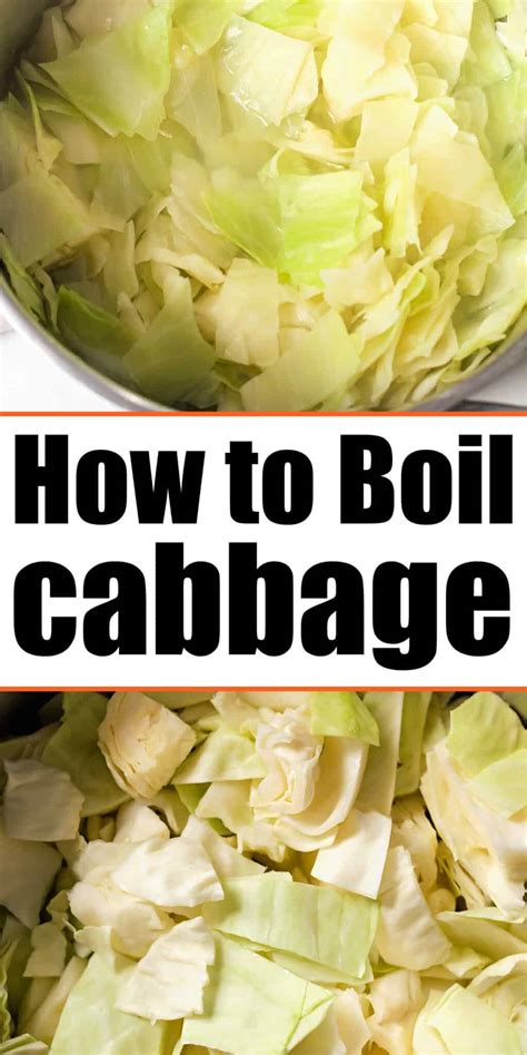 How Long to Boil Cabbage on the Stove - Boiled Cabbage Recipe