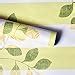 Wollzo Striped Green Leaf Self Adhesive Wallpaper ( 45 x 500 cm ...