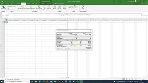 Create a new project in MS Project