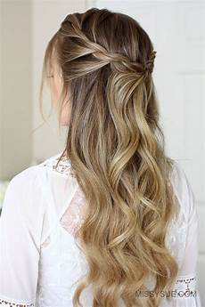 Half Up Braided Hairstyles by 3 Easy Rope Braid Hairstyles Sue Half Up Braided Hairstyles