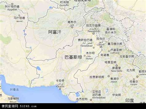巴基斯坦地图 - 巴基斯坦卫星地图 - 巴基斯坦高清航拍地图 - 便民查询网地图