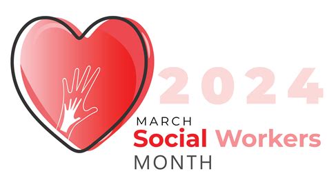 Social Work month. background, banner, card, poster, template. Vector ...