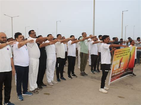 A unity run was held under 'Run for Unity' from Veraval Chopati to ...