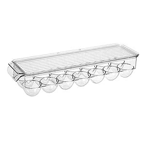 HEAVY DRIVER® Rectangle Fridge Egg Storage Cases Tray Fresh Keeping ...