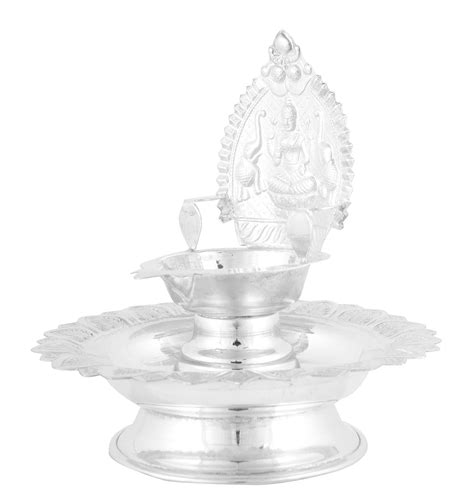 Buy Annapurna Krishna Jewellers 92.5 Sterling Silver Lotus Bottom ...