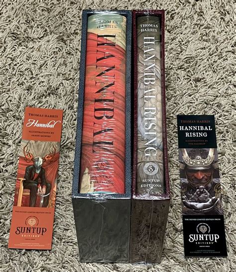 HANNIBAL & HANNIBAL RISING 2 Thomas Harris Vols Suntup Artist Editions ...