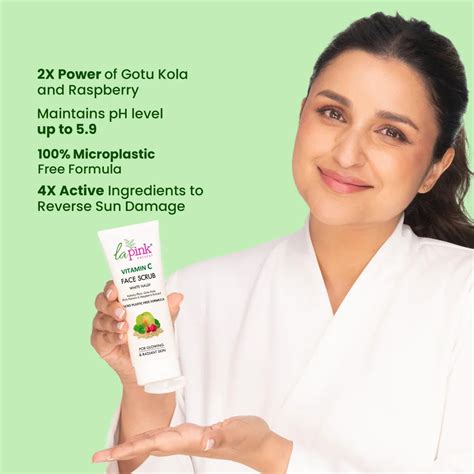 Buy Vitamin C Best Face Scrub for All Skin Types Online - Lapink – La Pink