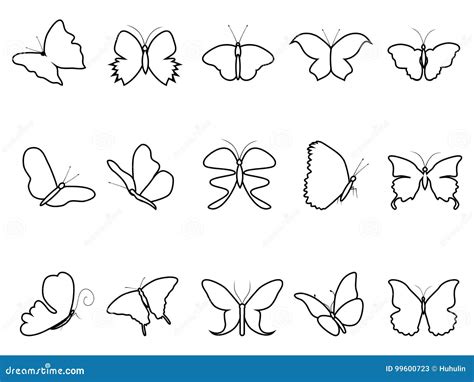 Butterfly Drawing Outline Printable