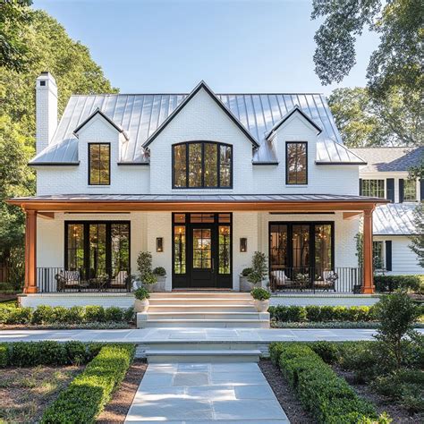 Modern House Architecture Ideas Inspired by Farmhouse Style