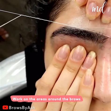 Image result for Eyebrow Threading
