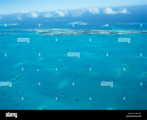 Aerial view of Los Roques Archipelago National park Venezuela Stock ...