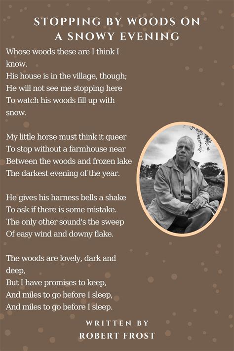 Stopping By Woods On A Snowy Evening - Stopping By Woods On A Snowy ...