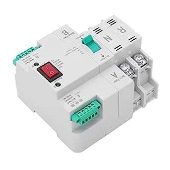 Dual power automatic transfer switch, electrical selector switch DIN ...