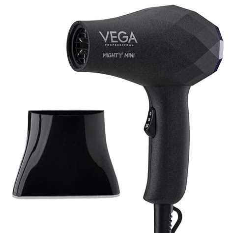 VEGA Professional Mighty Mini Hair Dryer for Men & Women with 2 Heat ...