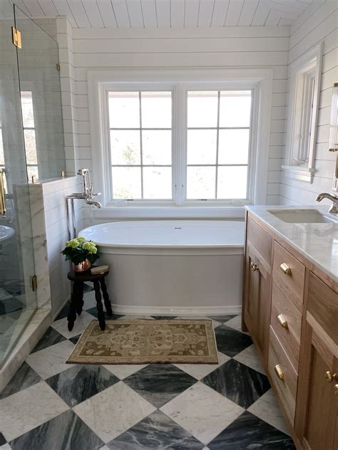 All the Details on Our Marble Checkerboard Floors | We're the Whites ...