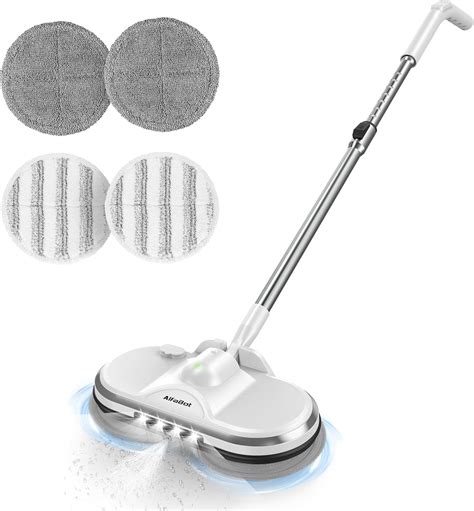 AlfaBot WS-24 Cordless Electric Mop, Electric Spin Mop for Floor ...