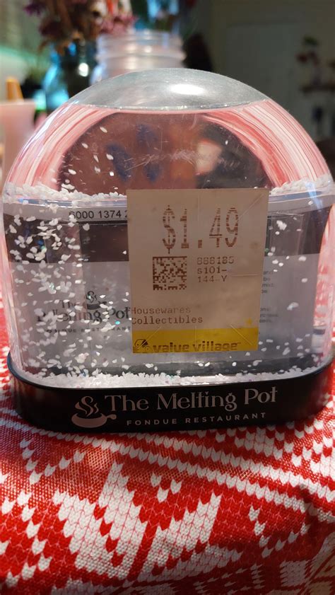 Took a chance on a snow globe that looked like it had a gift card ...