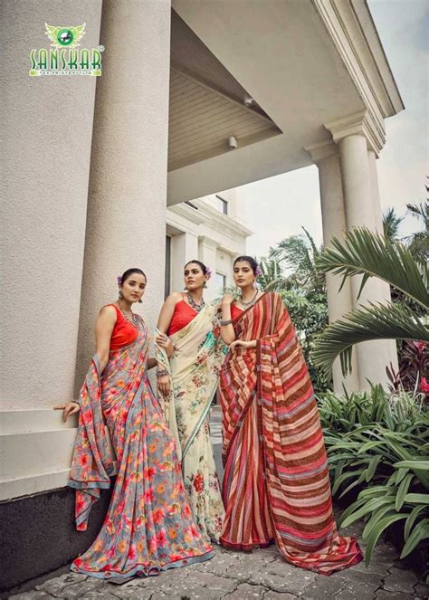 Sanskar Malaika Bember Embroidered Saree Collection