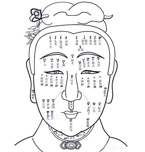 五官看相算命图解