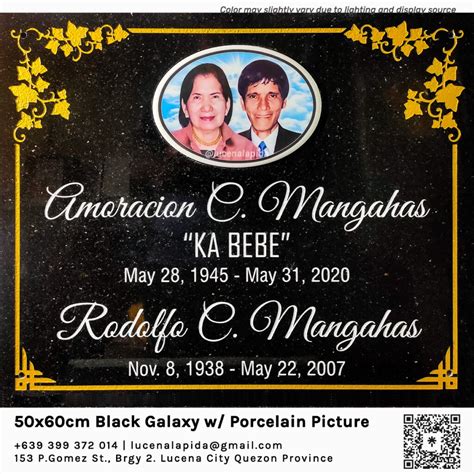 Standard Lapida: Black Granite – Lapidahan