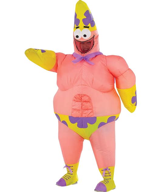 SpongeBob Movie Deluxe Inflatable Patrick Costume for Kids : Amazon.in ...