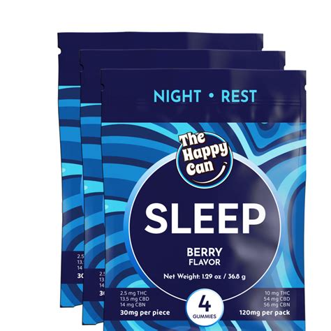 Sleep Gummies- 3 Pack – The Happy Can